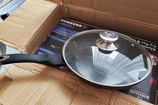 Сковорода с антипригарным покрытием Bohmann 26 см 1014-26-MRB сковорода для жарки с толстым дном - фото 2