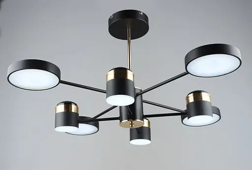 Люстра светодиодная акриловая Sirius B YH1102/4+4 BK+FGD