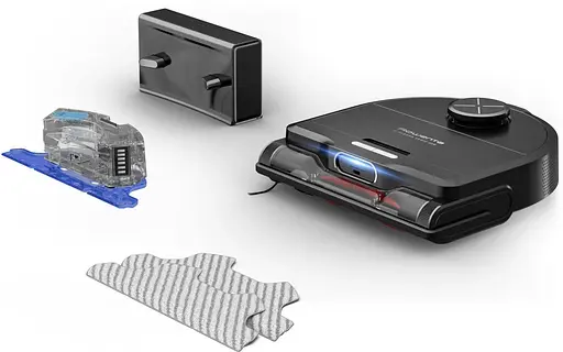 Робот-пилосос Rowenta миючий X-Plorer Serie 220, 5600ПаВт, h=9.7см, 0.35л, конт пилок -0.22л, автон. робота до 120хв, чорний - фото 5