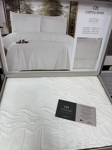Постільна білизна Gizem Ранфорс Преміум Capital Home pbe0052133 - фото 2