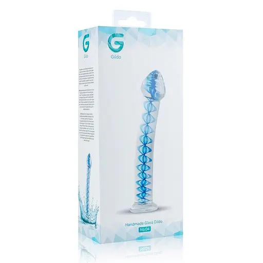 Скляний дилдо Gildo Glass Dildo No. 4 - фото 4