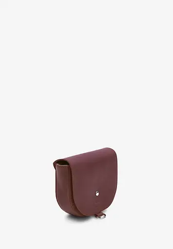 Жіноча шкіряна сумка Ruby S бордова вінтажна - фото 5