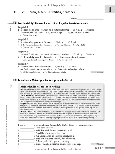 Menschen B1. Testtrainer mit Audio-CD - фото 6
