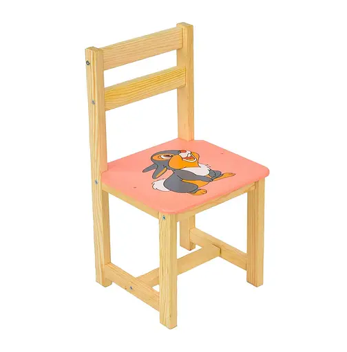 Стул Мася Зайчик 4031 цвет розовый - фото 1