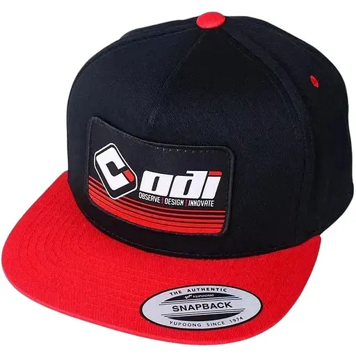 Кепка ODI Fade Hat Flat Bil Black/Red ODI Grips (1106-G05FBR)