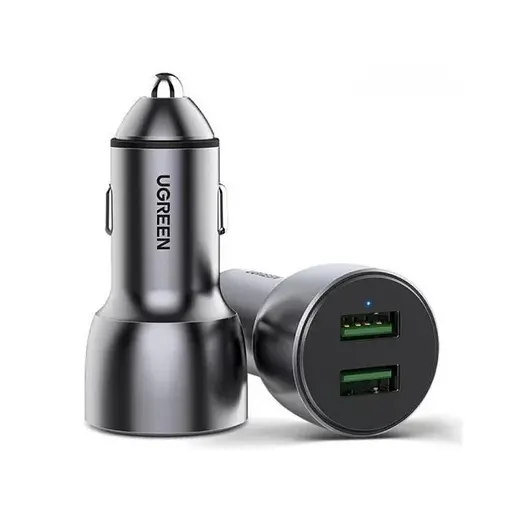 Зарядний пристрій автомобільний Ugreen CD213 2 порти USB-A 36 W (10144) - фото 4