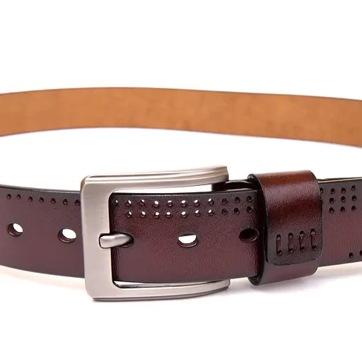 Ремінь шкіряний Vintage чоловічий 115х3,6 см acs0016956 - фото 2