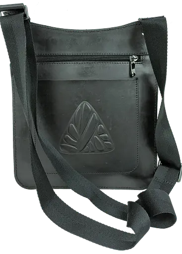 Мужская кожаная сумка планшетка черная Mykhail Ikhtyar sum0028762 - фото 10