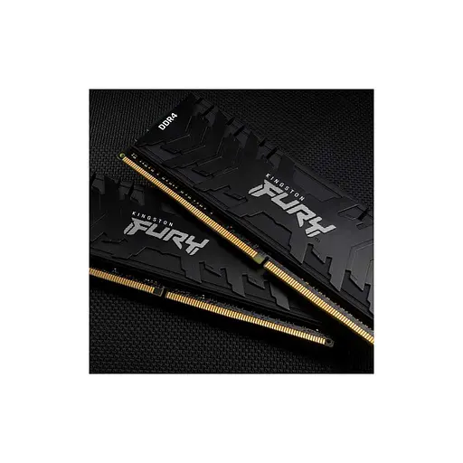 Модуль памяти Kingston Fury DDR4 16Gb (2x8) Kingston Renegade Fury Black 3200Mhz (KF432C16RBK2/16) Б/у - фото 5
