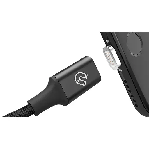 USB кабель Baseus Insnap series Magnetic Cable for Lightning 1,2 м Black - фото 1