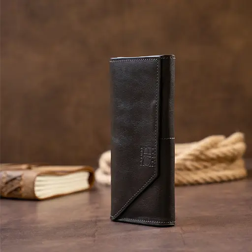 Кожаный портмоне Grande Pelle 20х10х2.5 см acs0015922 - фото 6