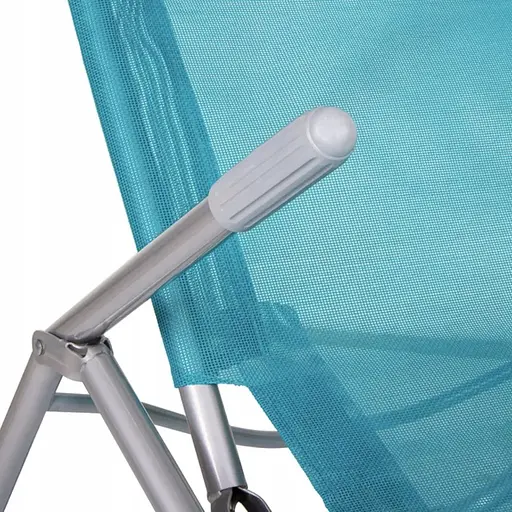 Кресло-шезлонг Jumi раскладной голубой - фото 4