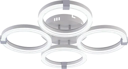 Люстра светодиодная V DK6303-4 WH+CR