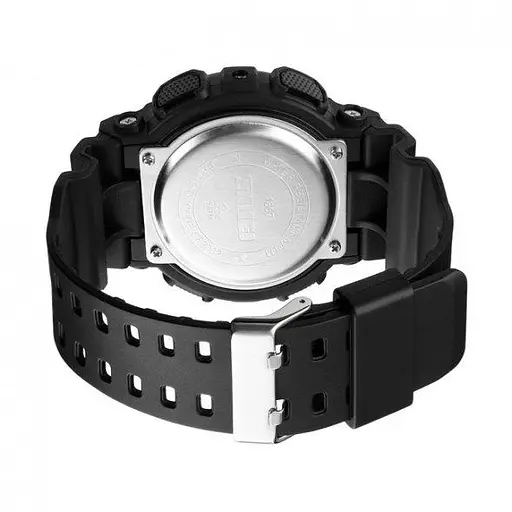 Тактичний водостійкий кварцовий годинник Skmei Stalker black - фото 6