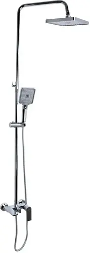 Душова система універсальна Qtap Aries Chrome з виливом QTARI111CRM45560 - фото 1