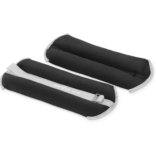 Обважнювачі Gymtek для рук і ніг 2 х 1,5кг чорний - фото 3