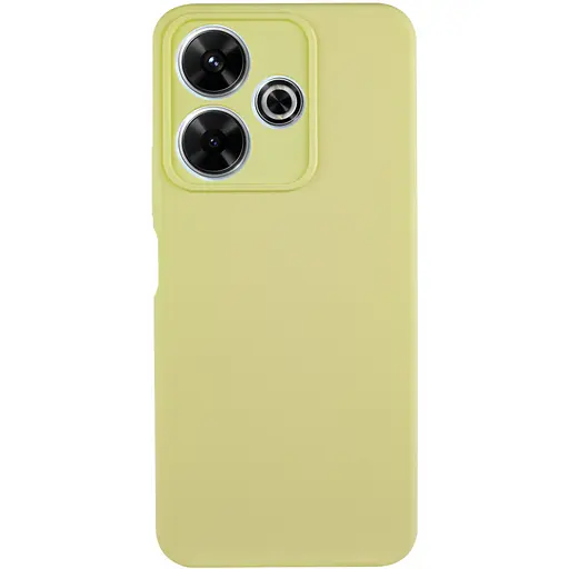 Чехол Lakshmi Silicone Cover Full Camera AA для Xiaomi Redmi 13 4G/Poco M6 4G Желтый/Mellow Yellow