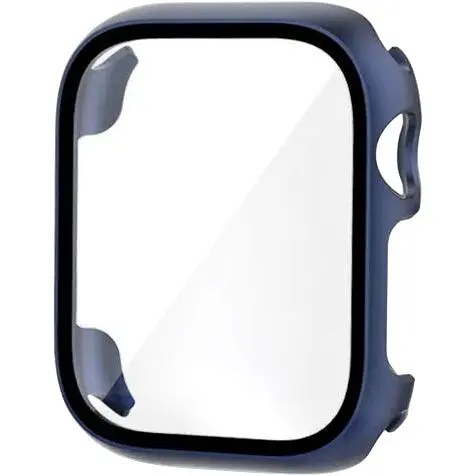 Чехол-накладка DK CDK Пластик Soft-Touch Glass Full Cover для Apple Watch 40mm (015071) (dark blue)