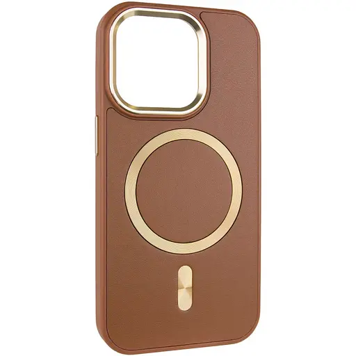 Шкіряний чохол Epik SnapCase with MagSafe для Apple iPhone 11 Pro Max 6.5 Brown