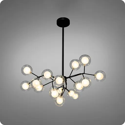 Люстра подвесная 517 Dlight на 18 ламп Черный (01945) - фото 2