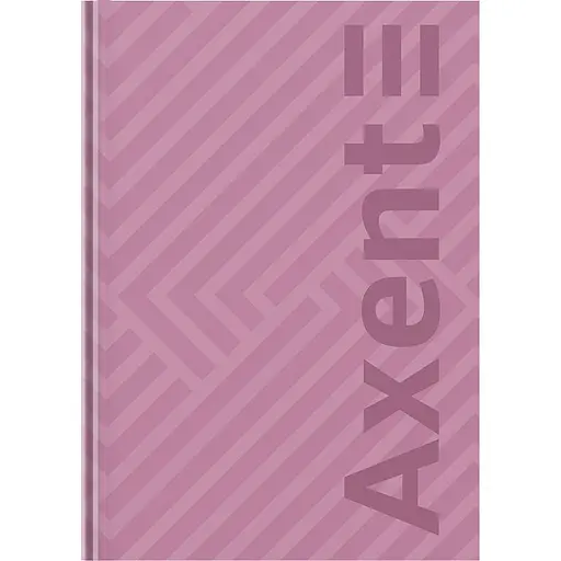 Книга записная Axent Pattern А4- 96 листов клетка розовая (8425-4-A)
