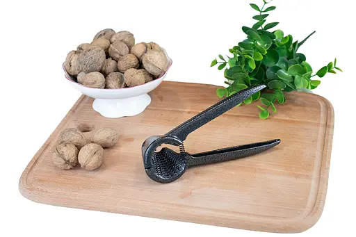 Конусный металлический прочный темный орехокол с ребристыми ручками 18.5 см, Kitchen Master 84105 - фото 7