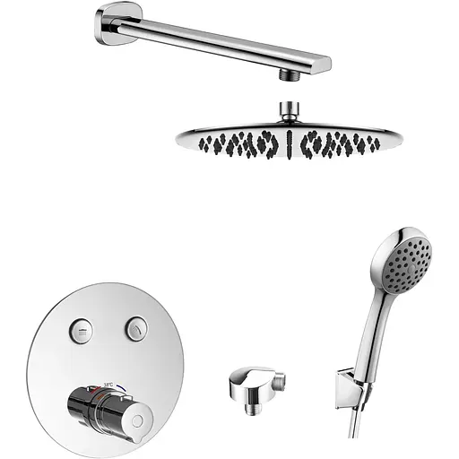 Душова система прихованого монтажу Imprese Centrum SET20220106, Хром - фото 1