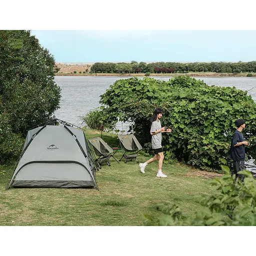 Намет Naturehike NH21ZP008 тримісний автоматичний оливково-зелений - фото 12