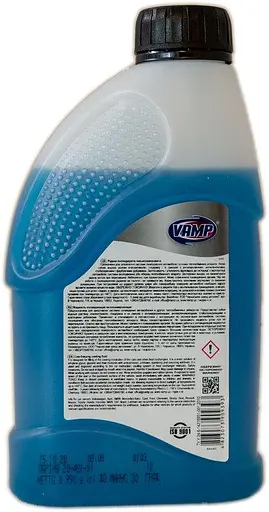 Жидкость охлаждающая Vamp Антифриз-30 G11 синий 1 л - фото 3