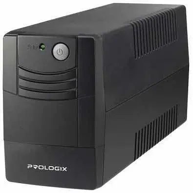 Источник бесперебойного питания Prologix 1000 PLPU 1000VA 4LED Lin.int AVR 4 x евро розетки и USB - фото 1