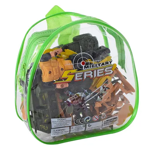 Детский набор солдатиков Bambi CY4149B-B, военная техника, с транспортом - фото 3