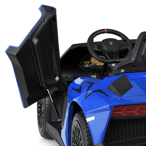 Електромобіль дитячий Bambi Lamborghini Racer M 5738AL-4 з музикою світлом Bluetooth та надувними колесами - фото 7