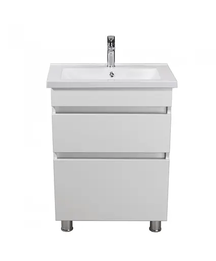 Тумба Мойдодир MoonShine 60 з умивальником Cosmo 60 підлогова Білий - фото 7