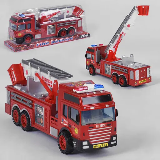 Пожарная машина инерционная, подвижные детали