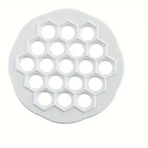 Пластикова пельменниця (форма для приготування пельменів) Ø21 см на 19 пельменів, Kitchen Master 87560 - фото 1