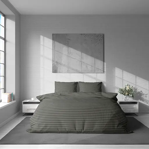 Комплект постельного белья LeLit Двуспальный 180х215 см бязь B-1247/2 шоколадный (le2000000341057) - фото 2