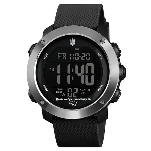 Наручные часы мужские 033 Де би не був Black-Silver-Black Awarder acs0031940 - фото 1