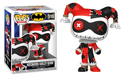 Фигурка Funko Pop Харли Квинн DC Heroes Patchwork Harley Quinn 10 см FP DC PHQ 510