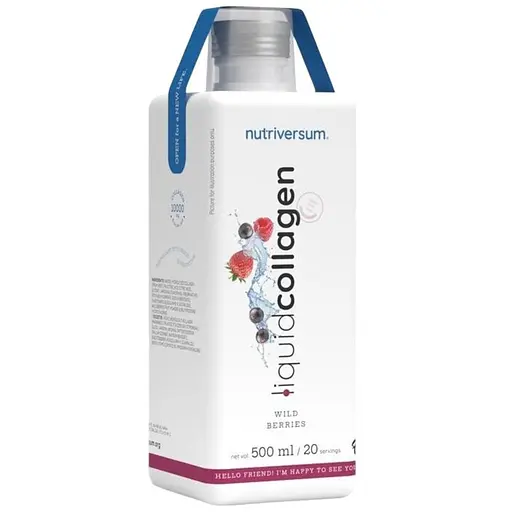 Добавка дієтична Nutriversum LiquidCollagen Лісові ягоди 10000 мг 500 мл - фото 1