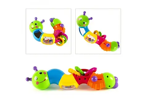 Розвиваюча гра Гусениця-логіка 9182/786 з прорізувачем - фото 2