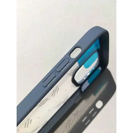 Оригинальный противоударный чехол Spigen Ultra Hybrid для iPhone 14 Pro Max Sierra Blue ACS04820 прозрачный - фото 7