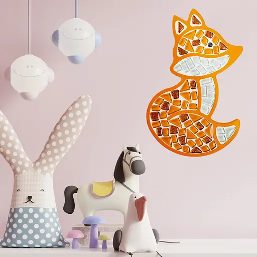 Детский набор для творчества хрустальная мозаика "Лиса" МА7002 - фото 3