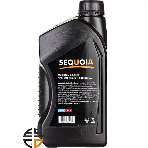 Олива для змащування ланцюга і шини Sequoia, об'єм 1 л (ChainOil-Original) - фото 3