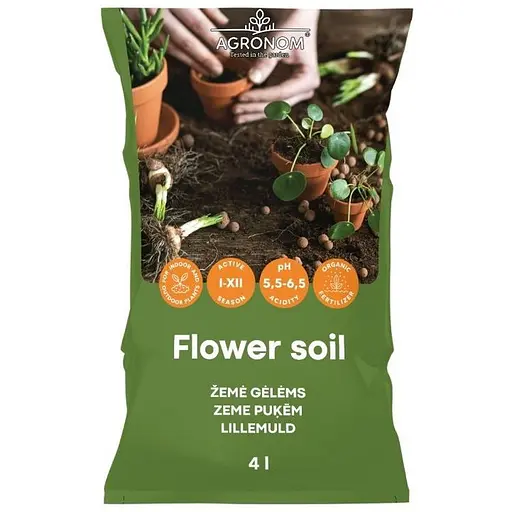 Торфосмесь Seklos Agronom универсальная для комнатных растений 4 л (240896) - фото 1