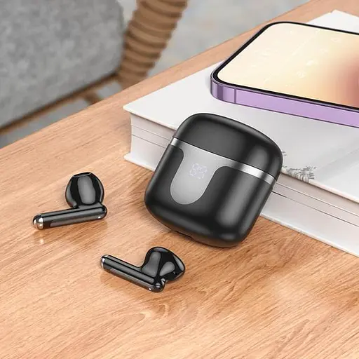 Навушники Hoco EQ7 TWS headset | BT5.3, 40/300mAh, 7h | black - фото 10