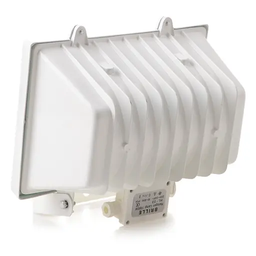 Прожектор Brille уличный галогенный IP54 HL-03 1000W white белый - фото 2