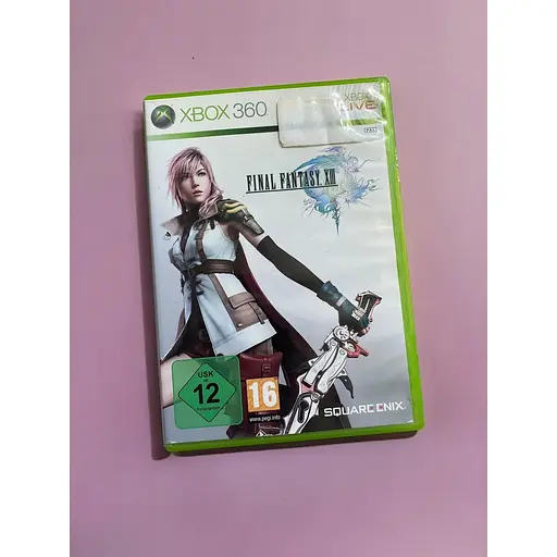 Диск с игрой на Xbox 360 лицензия Final Fantasy XIII, игра на Xbox 360 Final Fantasy XIII