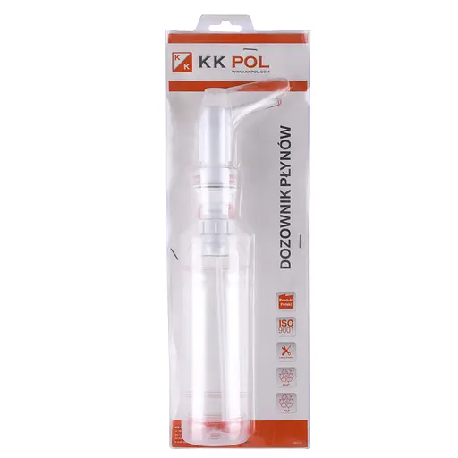 Рідини дозатор 0,5л, K.K.POL, DP0/600, ф21мм, білий 000016299, Білий - фото 1