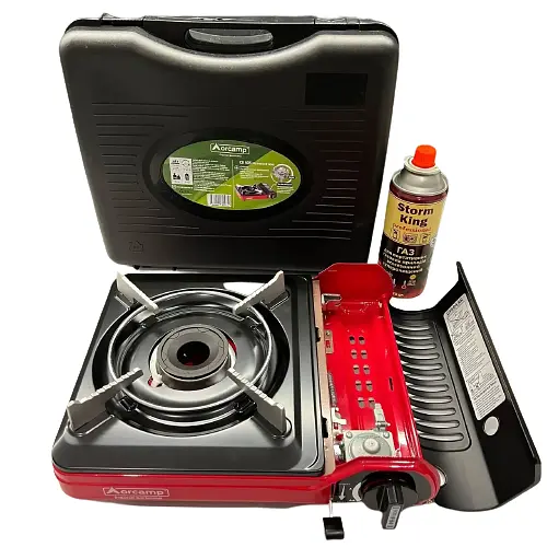 Туристична газова плита Orcamp в кейсі + газовий балончик