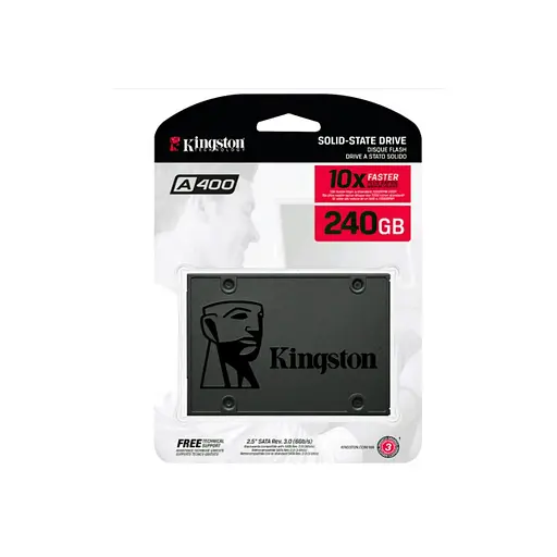 Накопичувач SSD Kingston SSDNow A400 240GB 2. 5" SATAIII 3D NAND - фото 2
